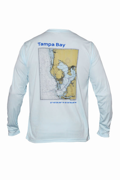 Men's Tampa Bay Map L/S