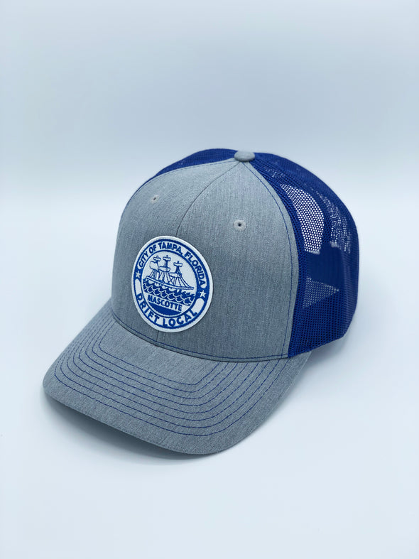 Tampa "Mascotte" Hat - Grey/Blue